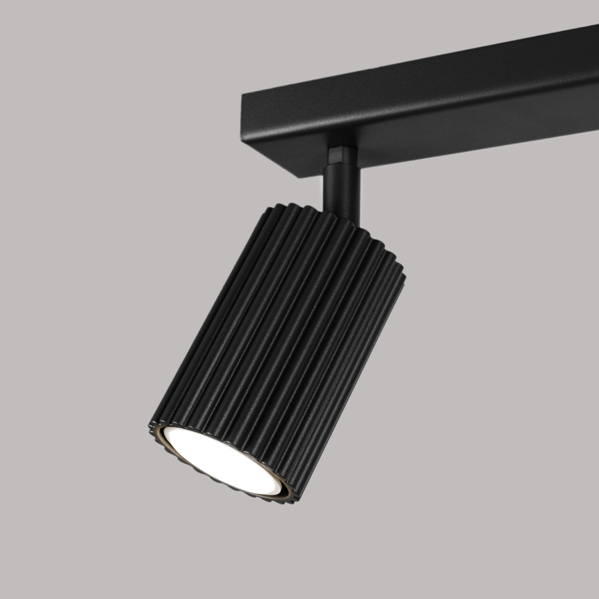 Foco KARBON 2xGU10/10W/230V negro