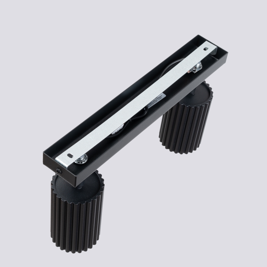 Foco KARBON 2xGU10/10W/230V negro