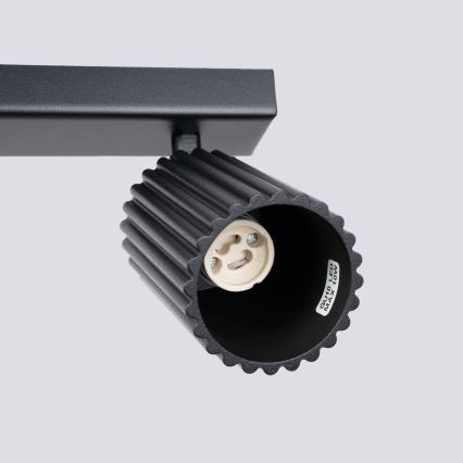 Foco KARBON 3xGU10/10W/230V negro