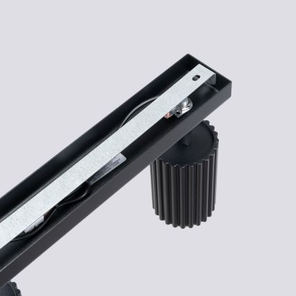 Foco KARBON 4xGU10/10W/230V negro