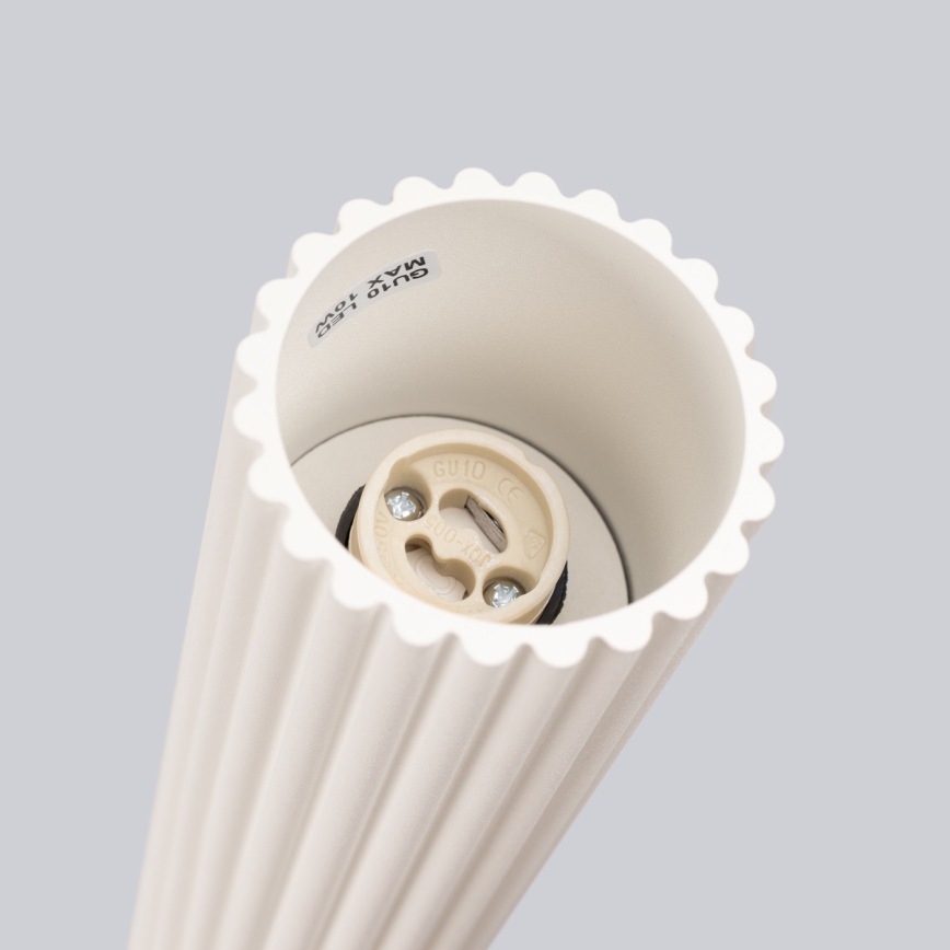 Foco KARBON 1xGU10/10W/230V 30 cm color crema