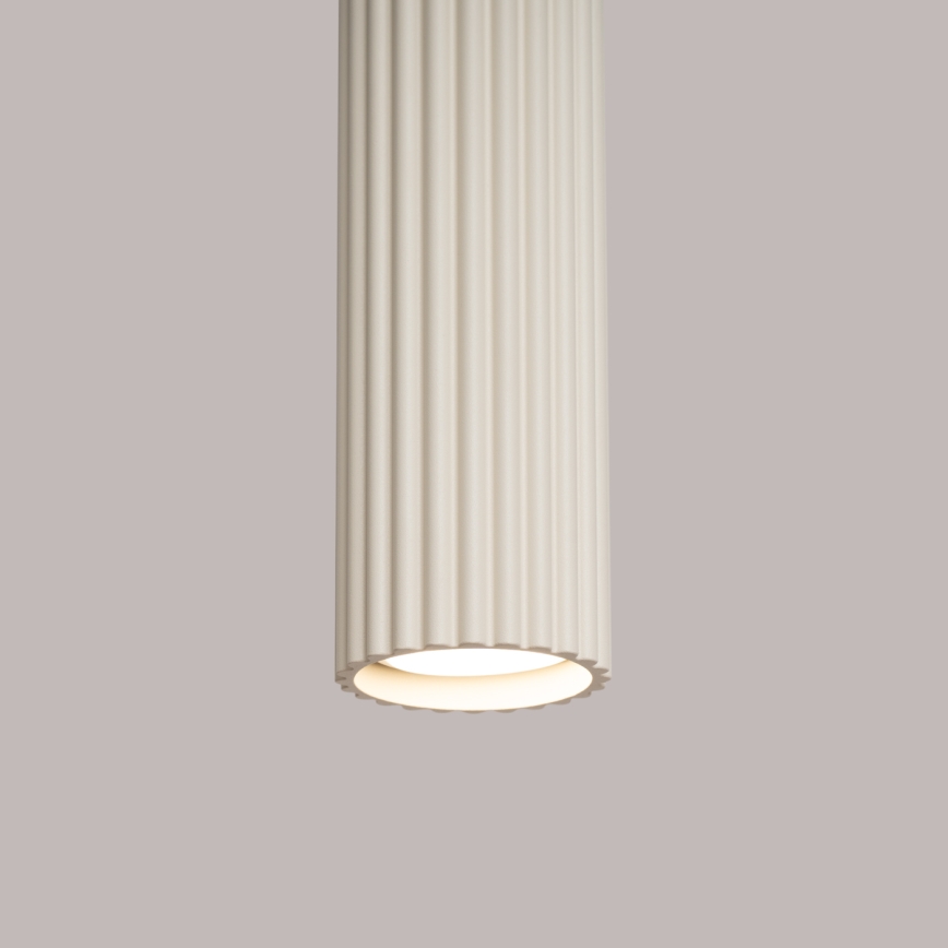 Lámpara colgante KARBON 1xGU10/10W/230V color crema