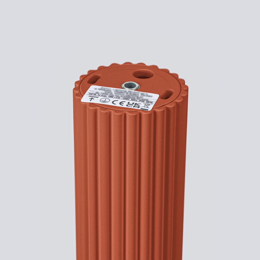 Foco KARBON 1xGU10/10W/230V 60 cm rojo