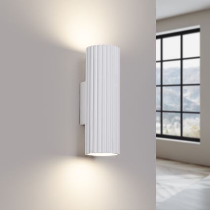 Aplique KARBON 2xGU10/10W/230V blanco