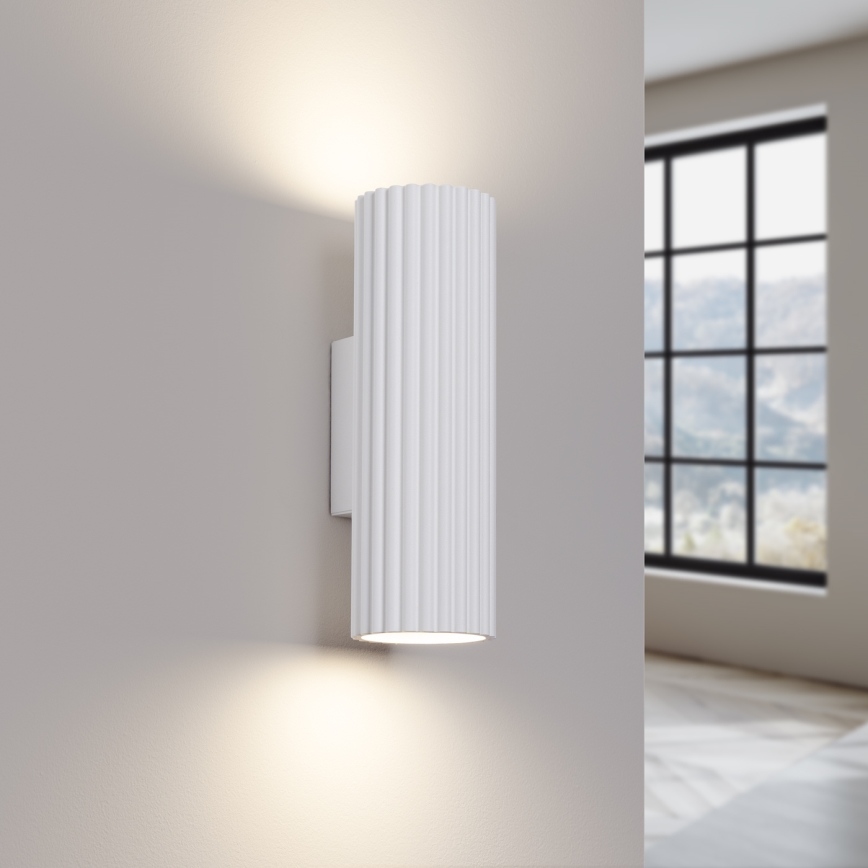 Aplique KARBON 2xGU10/10W/230V blanco