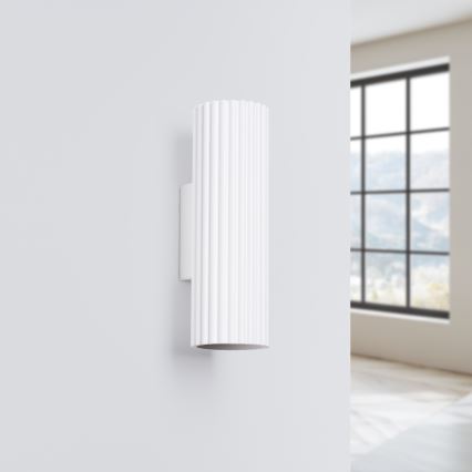 Aplique KARBON 2xGU10/10W/230V blanco