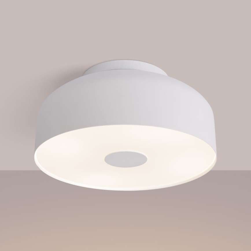 Lámpara de techo OMIQ 4xE27/15W/230V, Ø 30 cm, blanca