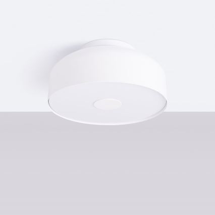 Lámpara de techo OMIQ 4xE27/15W/230V, Ø 30 cm, blanca