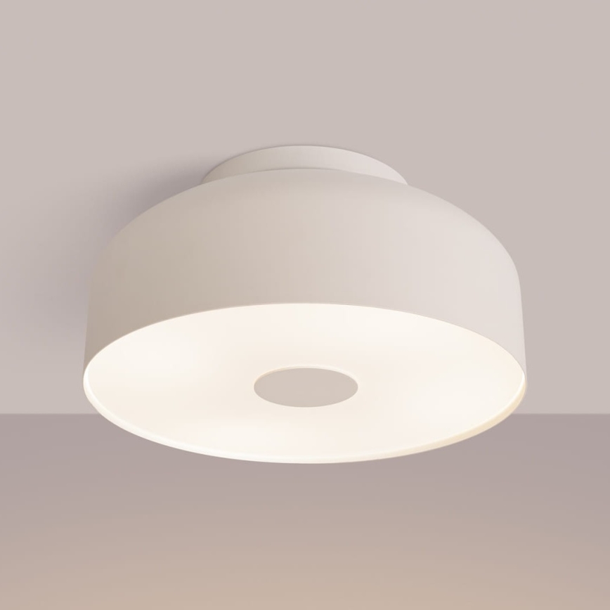Luminaria de techo OMIQ 4xE27/15W/230V, diámetro 30 cm, color crema