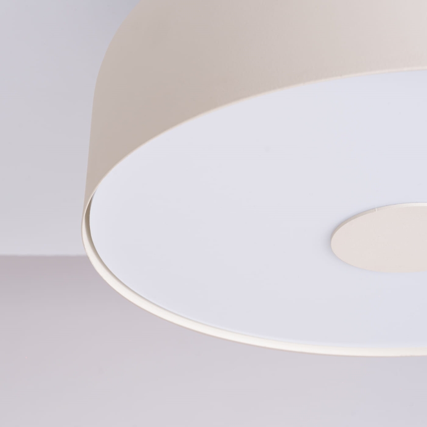 Luminaria de techo OMIQ 4xE27/15W/230V, diámetro 30 cm, color crema