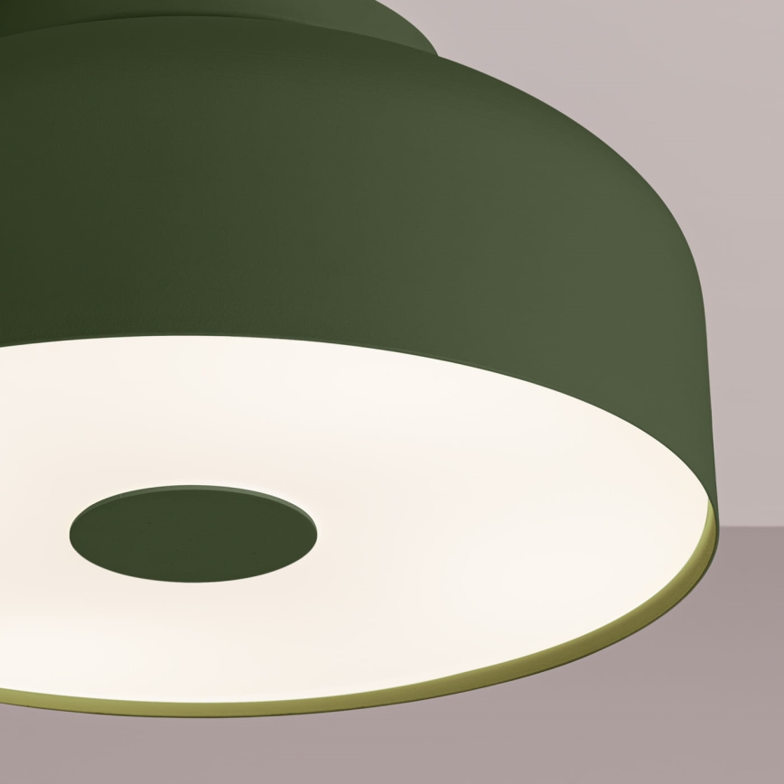 Lámpara de techo OMIQ 4xE27/15W/230V, diámetro 30 cm, verde