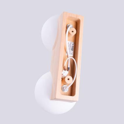 Plafón BULBO 2xG9/8W/230V haya/blanco