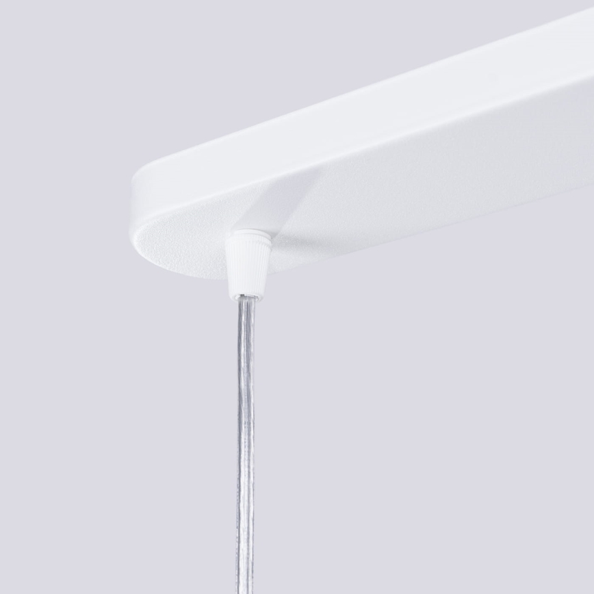 Lámpara colgante LAMI 2xGU10/10W/230V blanco