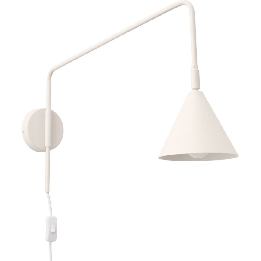 Aplique NOX 1xE14/10W/230V color crema