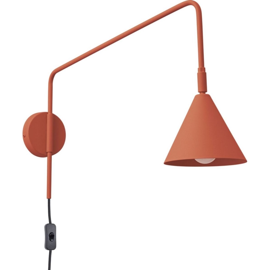 Aplique NOX 1xE14/10W/230V naranja