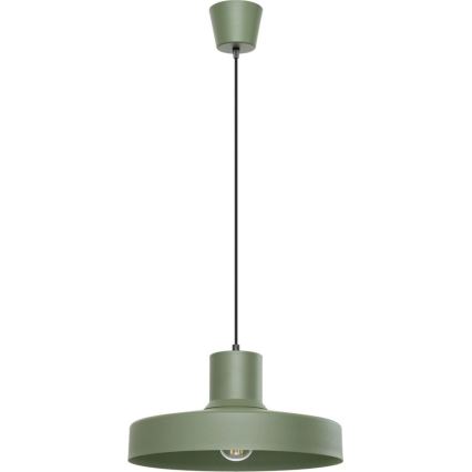 Lámpara colgante BILO 1xE27/15W/230V diá. 35 cm verde