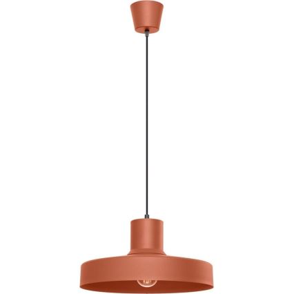 Lámpara colgante BILO 1xE27/15W/230V diá. 35 cm naranja