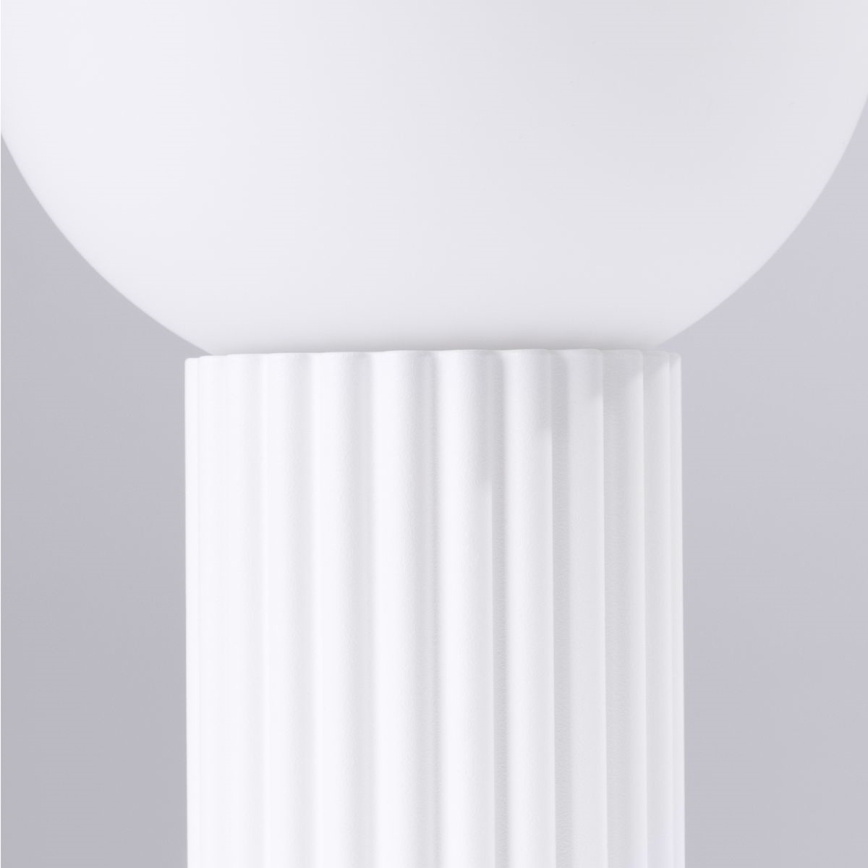 Lámpara de mesa HALO 1xG9/8W/230V diá. 12 cm blanco