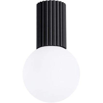 Plafón de baño HALO 1xG9/8W/230V diá. 12 cm IP44 negro