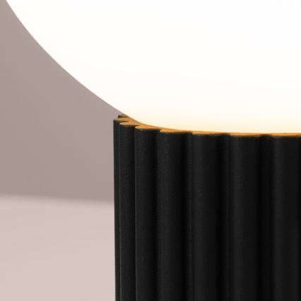 Lámpara de mesa HALO 1xG9/8W/230V diá. 12 cm negro