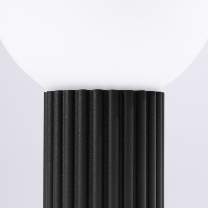 Lámpara de mesa HALO 1xG9/8W/230V diá. 12 cm negro