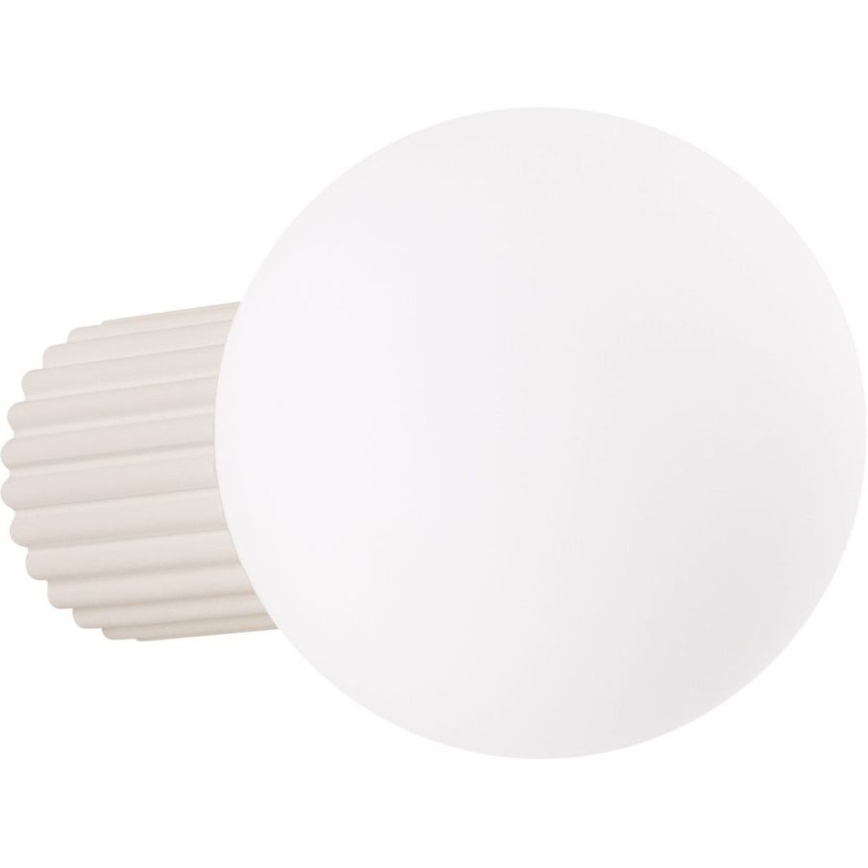 Aplique de baño HALO 1xG9/8W/230V diá. 12 cm IP44 color crema