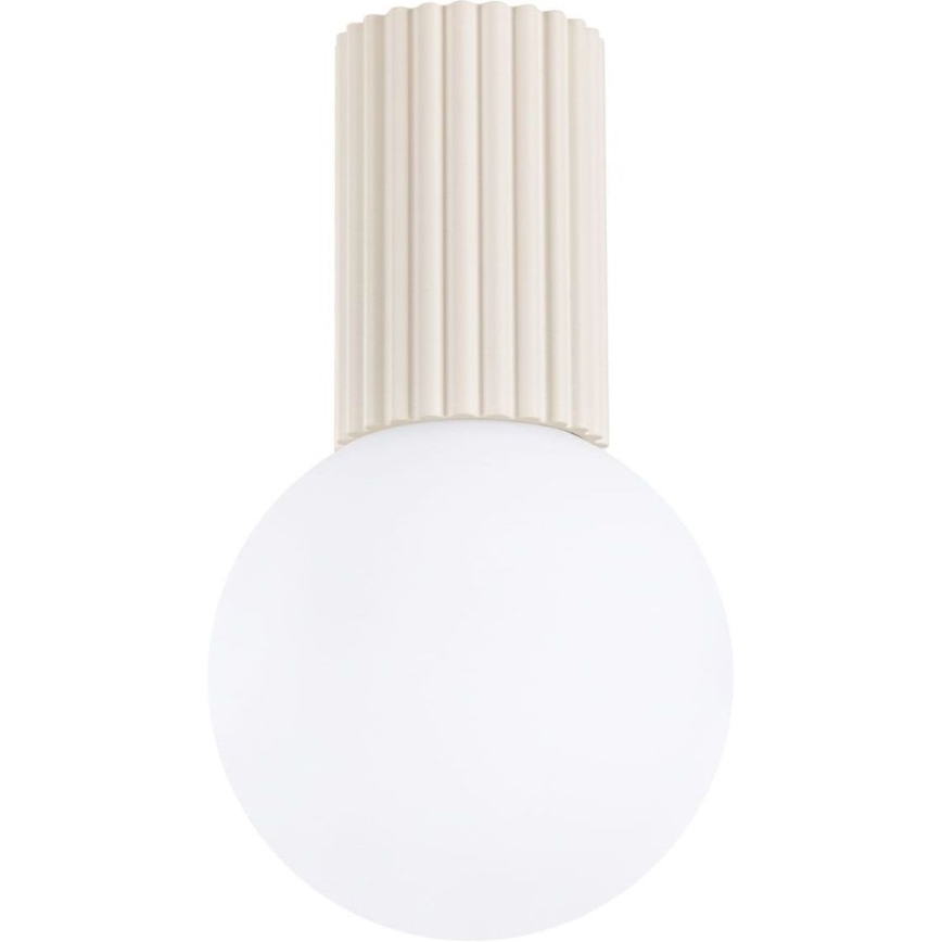 Plafón de baño HALO 1xG9/8W/230V diá. 12 cm IP44 color crema