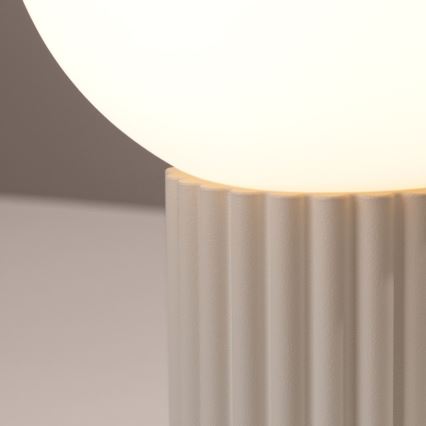 Lámpara de mesa HALO 1xG9/8W/230V diá. 12 cm color crema