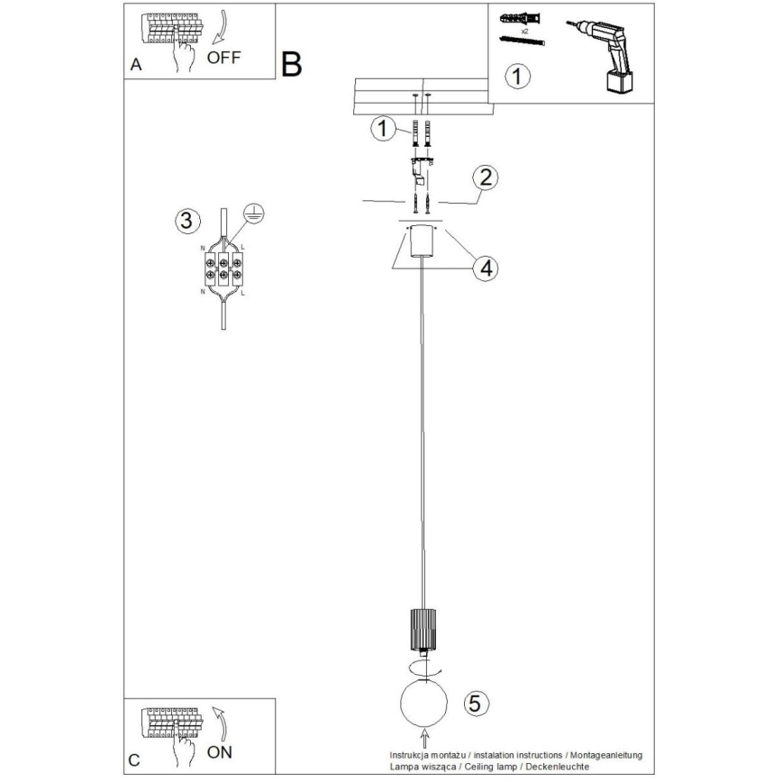 Lámpara colgante HALO 1xG9/8W/230V diá. 12 cm naranja