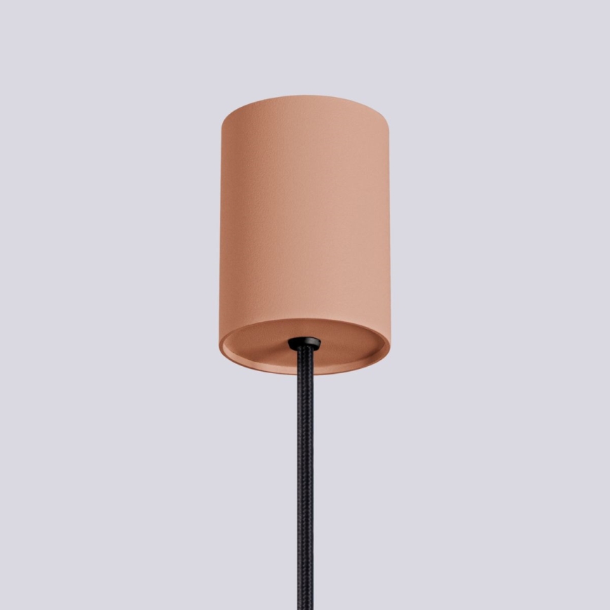 Lámpara colgante HALO 1xG9/8W/230V diá. 12 cm marrón