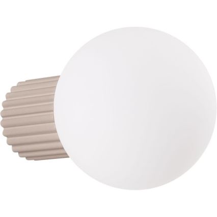 Aplique de baño HALO 1xG9/8W/230V diá. 12 cm IP44 beige