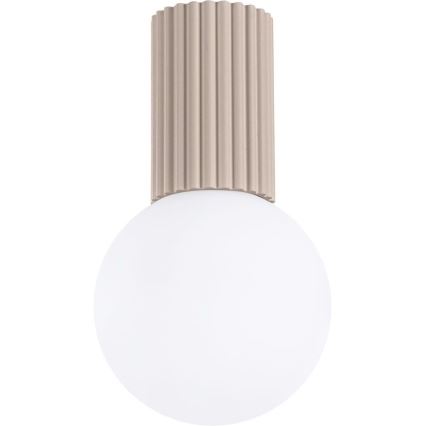 Plafón de baño HALO 1xG9/8W/230V diá. 12 cm IP44 beige