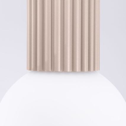 Plafón de baño HALO 1xG9/8W/230V diá. 12 cm IP44 beige