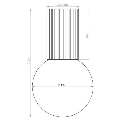 Plafón de baño HALO 1xG9/8W/230V diá. 12 cm IP44 beige