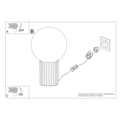 Lámpara de mesa HALO 1xG9/8W/230V diá. 12 cm rojo