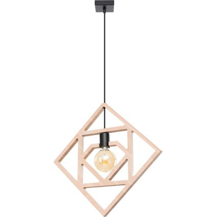 Lámpara colgante CARO 1xE27/15W/230V haya