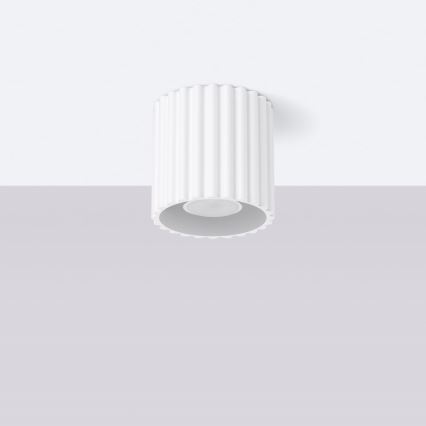 Foco empotrable AURA 1xGU10/10W/230V 10 cm blanco