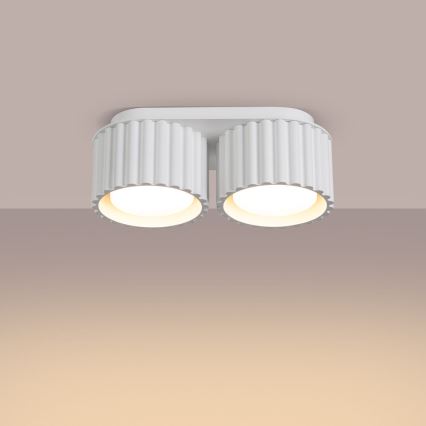 Foco direccional AURA 2xGX53/10W/230V blanco