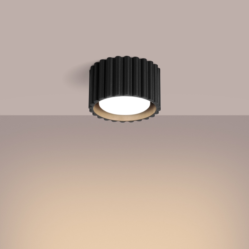 Foco AURA 1xGX53/10W/230V, 6 cm, negro
