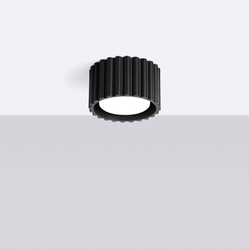 Foco AURA 1xGX53/10W/230V, 6 cm, negro