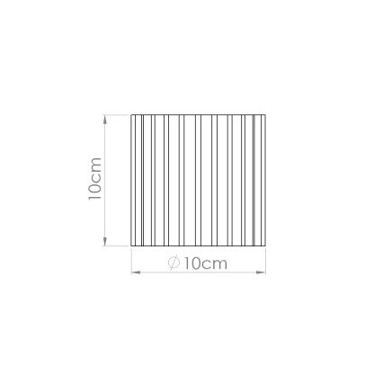 Foco AURA 1xGU10/10W/230V 10 cm color crema