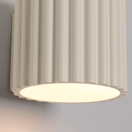 Aplique de pared AURA 1xG9/10W/230V color crema