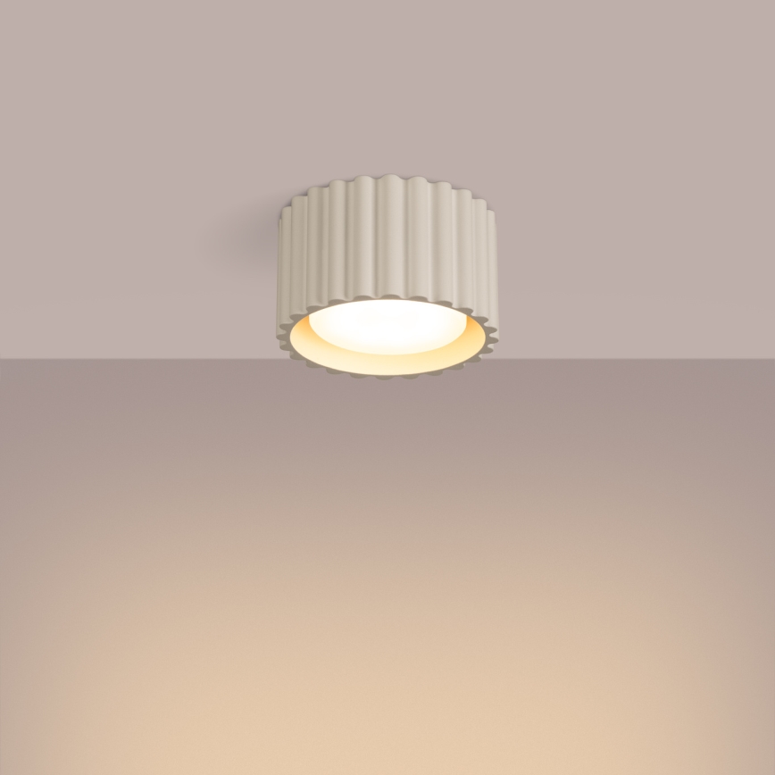 Foco AURA 1xGX53/10W/230V 6 cm color crema