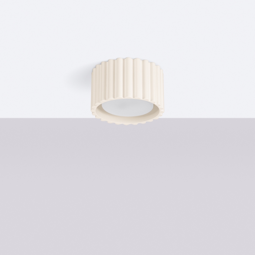 Foco AURA 1xGX53/10W/230V 6 cm color crema