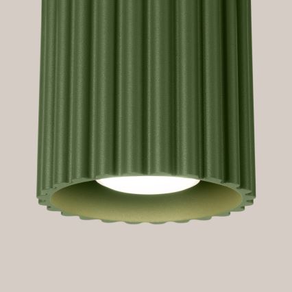 Foco AURA 1xGU10/10W/230V 10 cm verde