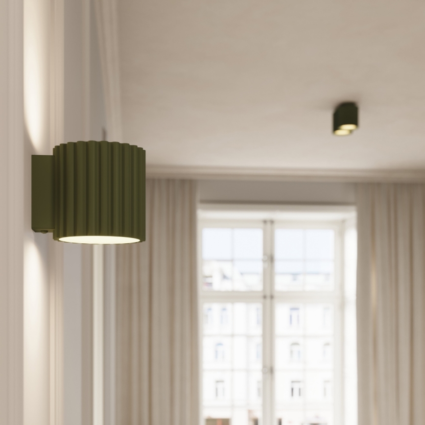 Aplique de pared AURA 1xG9/10W/230V verde