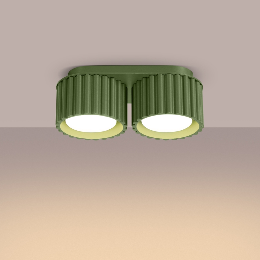 Foco direccional AURA 2xGX53/10W/230V, verde