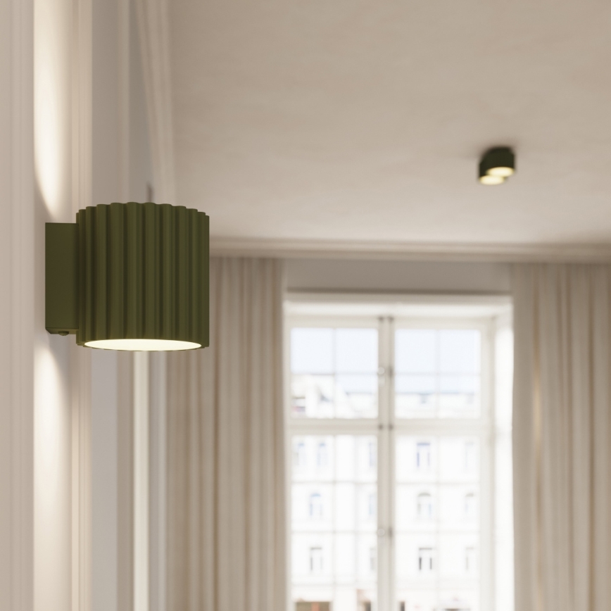 Foco direccional AURA 2xGX53/10W/230V, verde