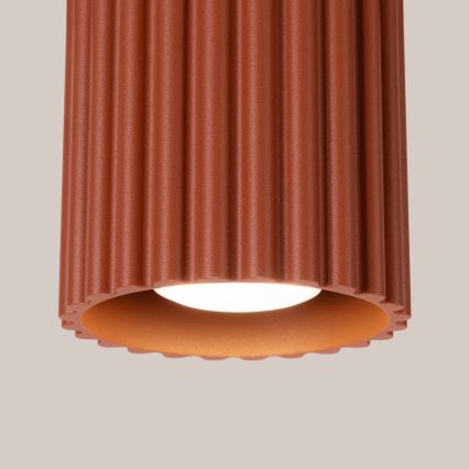 Foco AURA 1xGU10/10W/230V 10 cm naranja