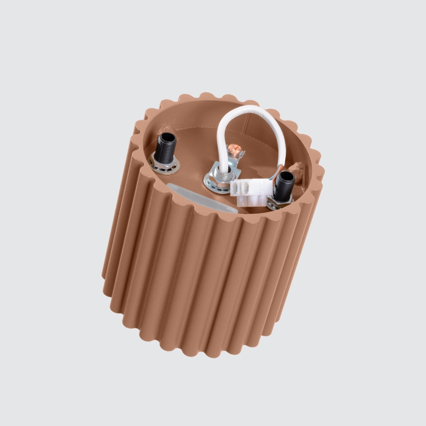 Foco AURA 1xGU10/10W/230V 10 cm marrón